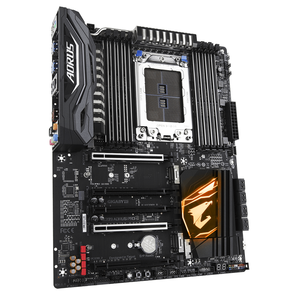 Gigabyte x399 aorus pro обзор